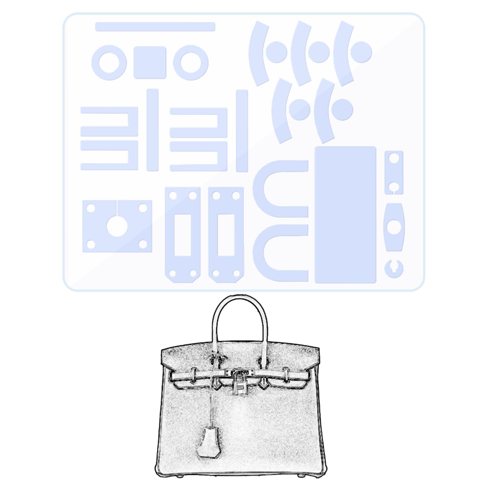 HERMES バーキン35 薄紙 アンコ レインカバー 取扱説明書 冊子 封筒 Amazon.co.jp: LokChuiDor ハードウェア 保護フィルム Birkin 25